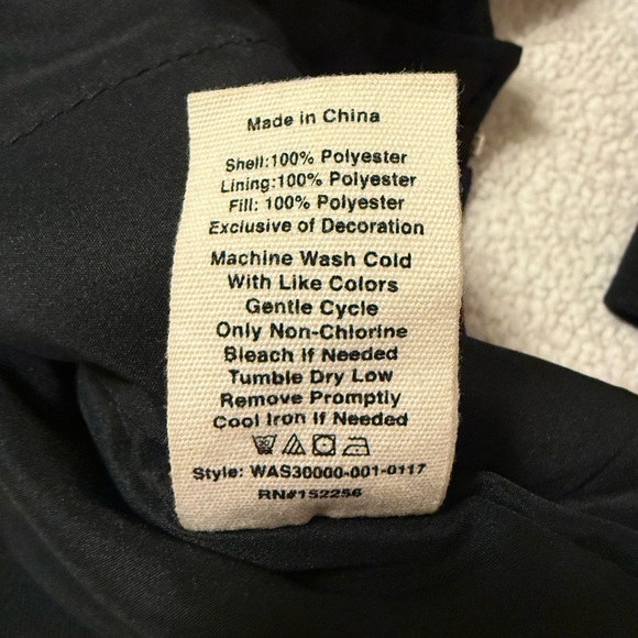 Avec Les Filles Black Bomber Jacket Classic Minimal Chic Coat - Picture 8 of 8